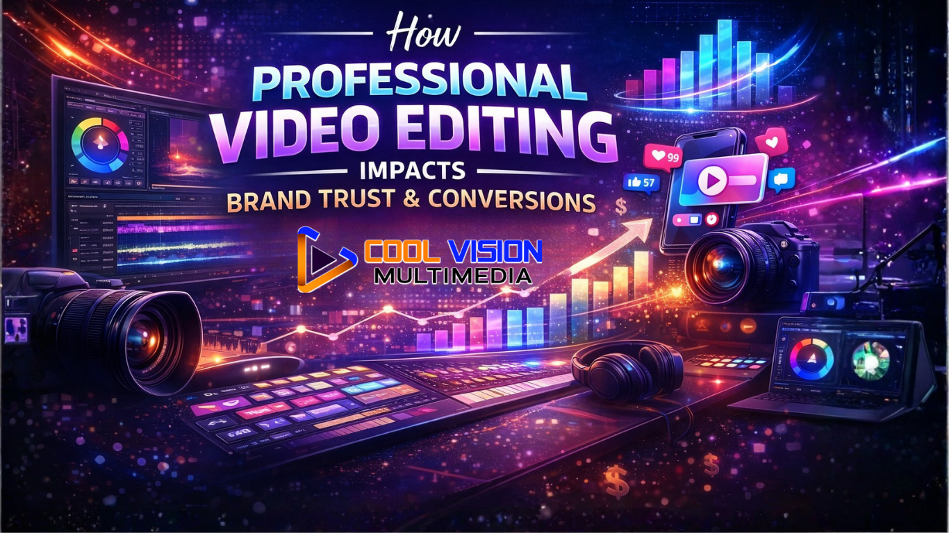 How Professional Video Editing Impacts Brand Trust & Conversions