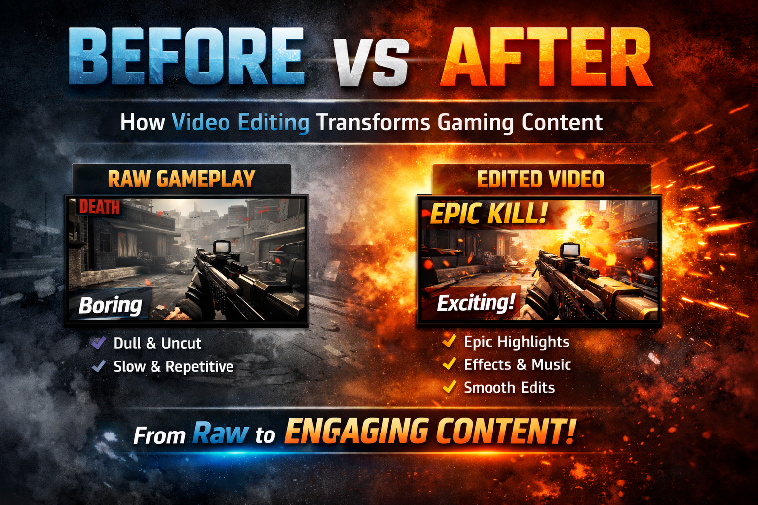 How Video Editing Transforms Gaming Content